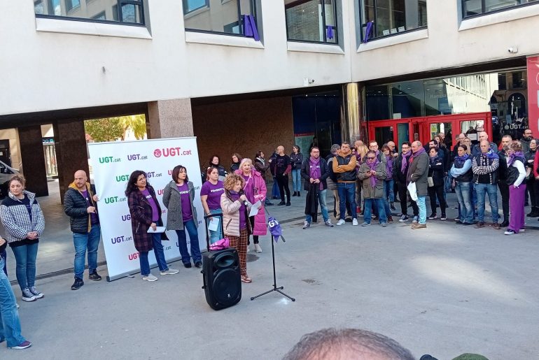 Acte de reivindicació del 8m AMIC ÜGT 2024
