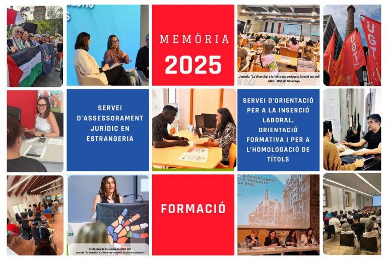 MEMÒRIA D'ACTUACIONS AMIC-UGT 2025